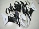 2013-2018 Kawasaki ZX6R Abs Fairings - White Matte Black