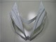 2013-2018 Kawasaki ZX6R Abs Fairings - White Matte Black