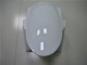 2013-2018 Kawasaki ZX6R Abs Fairings - White Matte Black