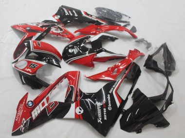 Cheap 2015-2016 BMW S1000RR Motorcycle Fairing - White Red Glossy Black