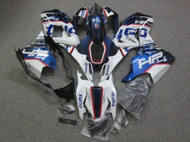 Cheap 2015-2016 BMW S1000RR Motorcycle Fairings - White Red Blue HP Tyco