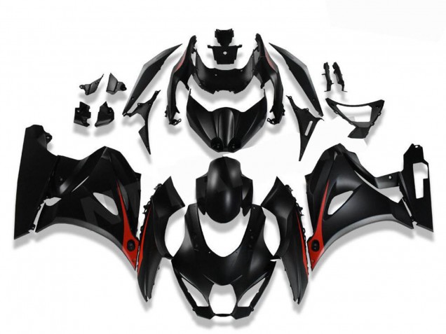2017-2024 Suzuki GSXR 1000 Motorcycle Fairings - Black Red