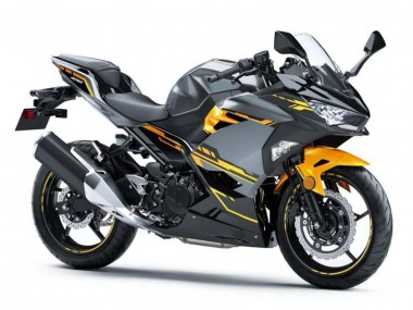 Cheap 2018-2024 Kawasaki EX400 Motorcycle Fairings - Black Grey Orange