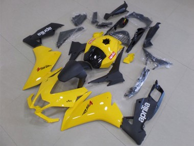 Cheap 2012-2018 Aprilia RS4 50 125 Motorcycle Fairing - Yellow Matte Black