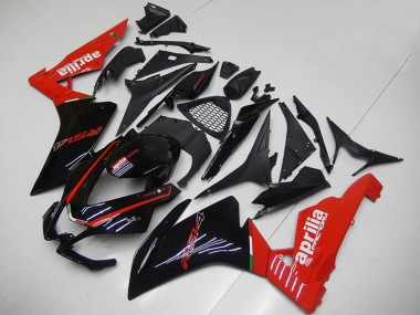 Cheap 2009-2015 Aprilia RSV4 1000 Motorcycle Fairings - Glossy Black Red