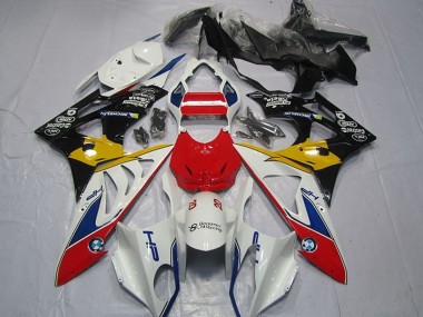 Cheap 2009-2014 BMW S1000RR Motorcycle Fairings - White Red Yellow Blue Black HP Castrol