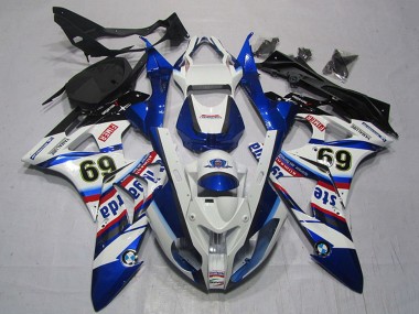 Cheap 2009-2014 BMW S1000RR Motorcycle Fairings - White Red Blue Black Sterilgarda 69