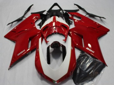 Cheap 2007-2014 Ducati 1198 Motorcycle Fairings - Red