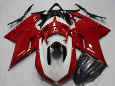 Cheap 2007-2014 Ducati 1198 Motorcycle Fairings - Red