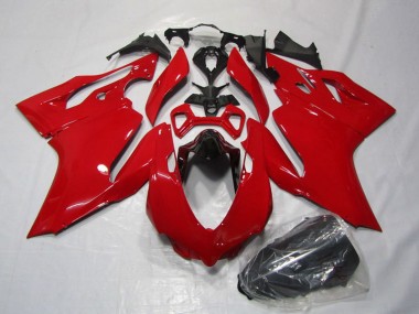 Cheap 2011-2014 Ducati 1199 Motorcycle Fairings Kits - Red