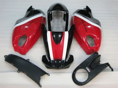 Cheap 2008-2012 Ducati Monster 696 Motorcycle Fairing Kits - White Red Glossy Black