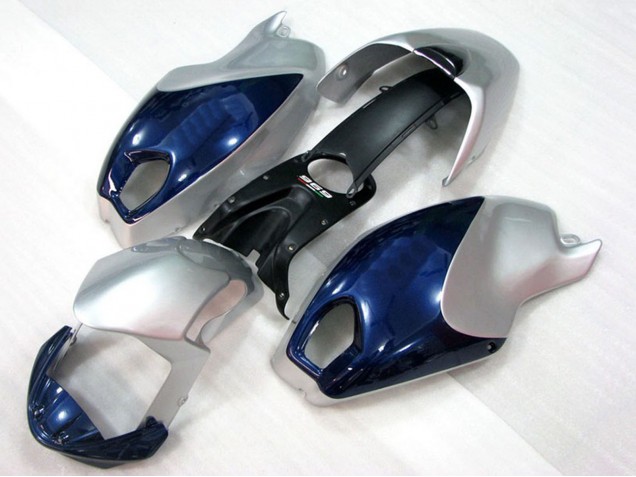 2008-2012 Ducati Monster 696 Motorcycle Fairings - Dark Blue Silver