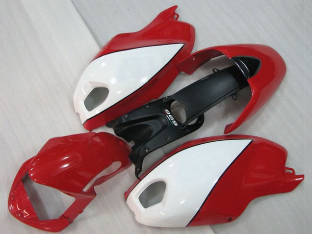 2008-2012 Ducati Monster 696 Motorcycle Fairings - White Red