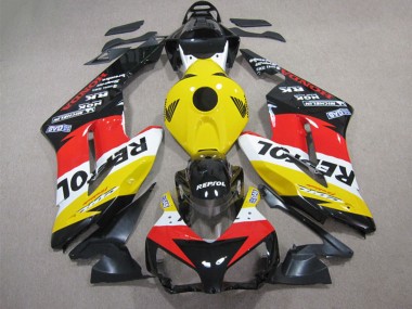 Cheap 2004-2005 Honda CBR1000RR Motorcycle Fairing - Yellow White Red Glossy Black Repsol