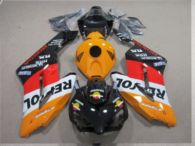 Cheap 2004-2005 Honda CBR1000RR Motorcycle Fairings Kits - Orange White Red Glossy Black Repsol