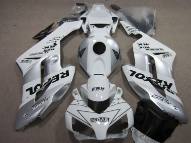 Cheap 2004-2005 Honda CBR1000RR Motorcycle Fairing Kits - White Silver Black Repsol