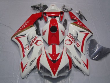 Cheap 2004-2005 Honda CBR1000RR Motorcycle Fairings - White Red Pramac