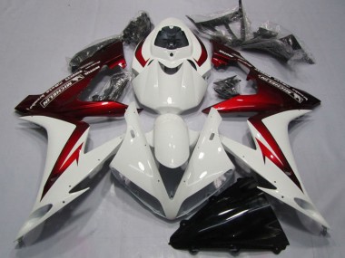 Cheap 2004-2005 Honda CBR1000RR Motorcycle Fairings - White Red