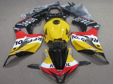 Cheap 2004-2005 Honda CBR1000RR Motorcycle Fairings - Yellow White Red Glossy Black Repsol