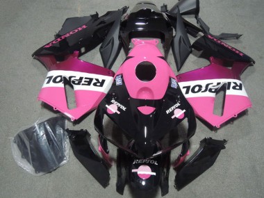 Cheap 2004-2005 Honda CBR1000RR Motorcycle Fairings - Pink White Glossy Black Repsol