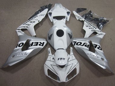 Cheap 2006-2007 Honda CBR1000RR Motorcycle Fairing - White Silver Black Repsol