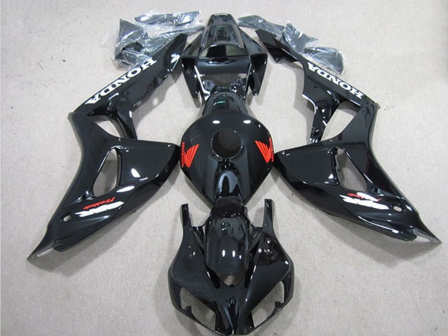 2006-2007 Honda CBR1000RR Motorcycle Fairings - Glossy Black Red