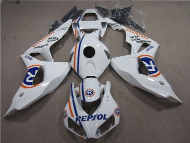 Cheap 2006-2007 Honda CBR1000RR Motorcycle Fairings - White Blue Repsol