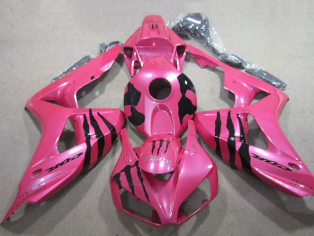 2006-2007 Honda CBR1000RR Motorcycle Fairings - Pink Black Monster