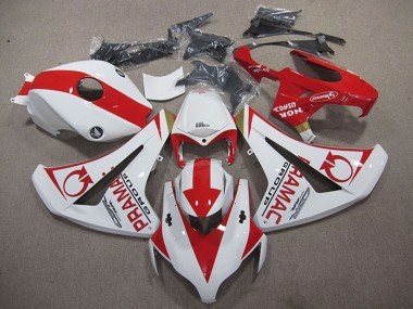 Cheap 2008-2011 Honda CBR1000RR Motorcycle Fairings - White Red Pramac