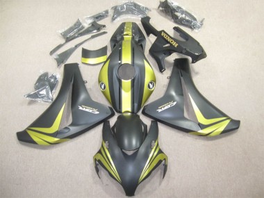 Cheap 2008-2011 Honda CBR1000RR Motorcycle Fairings - Yellow Matte Black