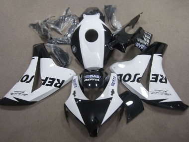 Cheap 2008-2011 Honda CBR1000RR Motorcycle Fairing - White Glossy Black Repsol