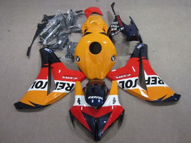 Cheap 2008-2011 Honda CBR1000RR Motorcycle Fairings Kits - Orange White Red Glossy Black Repsol