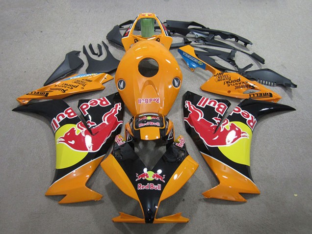 2012-2016 Honda CBR1000RR Motorcycle Fairings - Orange Yellow Glossy Black Red Bull
