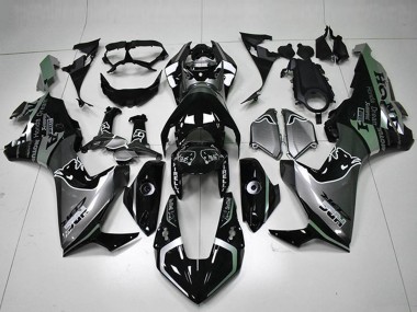 Cheap 2017-2023 Honda CBR1000RR Motorcycle Fairings - Silver Glossy Black HRC
