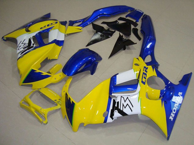 1995-1996 Honda CBR600 F3 Motorcycle Fairings - Blue White Yellow