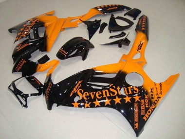 Cheap 1995-1996 Honda CBR600 F3 Motorcycle Fairings - Orange Glossy Black SevenStars