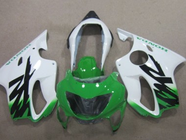 Cheap 1999-2000 Honda CBR600 F4 Motorcycle Fairings - White Green