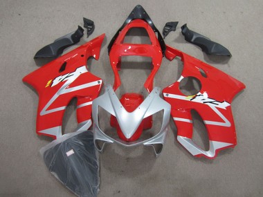 Cheap 2001-2003 Honda CBR600 F4i Bike Fairings - Silver Red