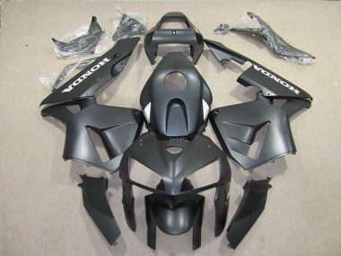 Cheap 2005-2006 Honda CBR600RR Motorcycle Fairings Kits - Matte Black
