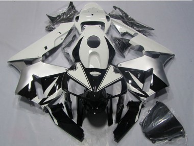 Cheap 2005-2006 Honda CBR600RR Motorcycle Fairings Kits - White Black