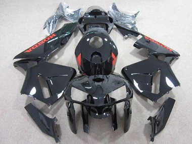 Cheap 2005-2006 Honda CBR600RR Motorcycle Fairings - Black with Red