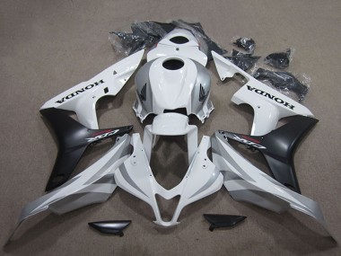 Cheap 2007-2008 Honda CBR600RR Bike Fairings - White Matte Black