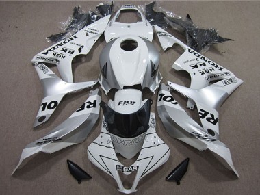 Cheap 2007-2008 Honda CBR600RR Motorcycle Fairings - White Silver Black Repsol