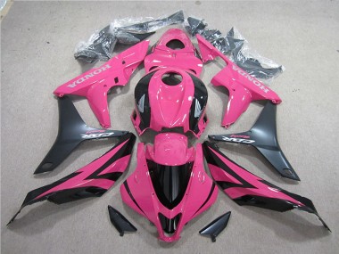 Cheap 2007-2008 Honda CBR600RR Motorcycle Fairing Kits - Pink Matte Black