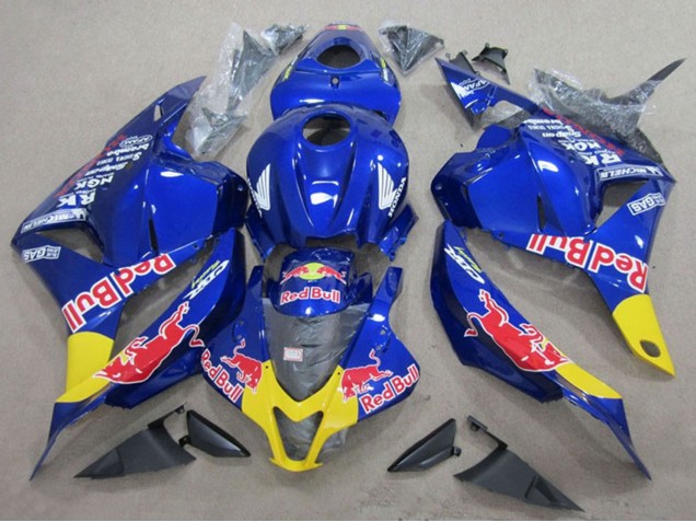 2009-2012 Honda CBR600RR Motorcycle Fairings - Blue Yellow Red Bull
