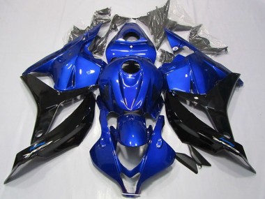 Cheap 2009-2012 Honda CBR600RR Motorcycle Fairings - Blue Glossy Black