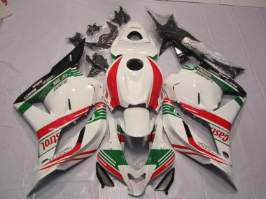 Cheap 2009-2012 Honda CBR600RR Motorcycle Fairing - White Red Green Castrol