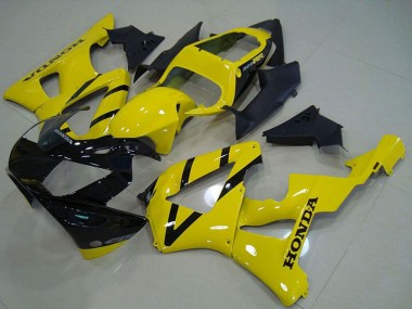 Cheap 2000-2001 Honda CBR900RR 929 Motorcycle Fairing - Yellow Glossy Black