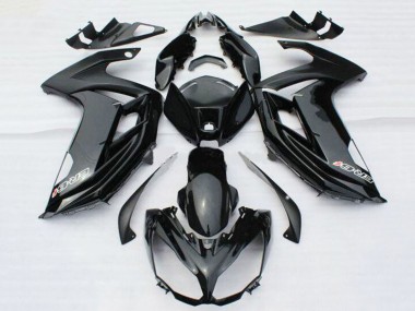 Cheap 2012-2014 Kawasaki ER6F Motorcycle Fairings - Glossy Black with Decal