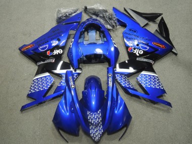 Cheap 2004-2005 Kawasaki ZX10R Motorcycle Fairings - Blue Touch4
